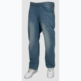 Men's Relaxed Fit Denim Jeans Light Wash