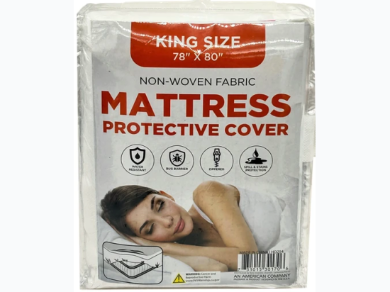 78" x 80" Non-Woven Fabric Mattress Protective Cover - King Size