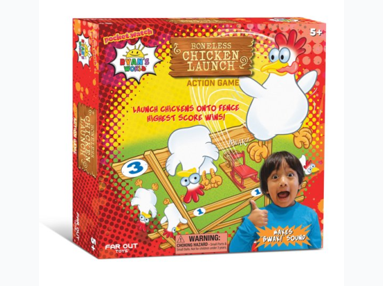 Ryan's World Boneless Chicken Launch Action Game