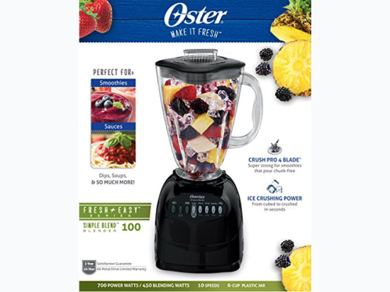 Oster Simple Blend 10 Speed Blender - 2 Color Options