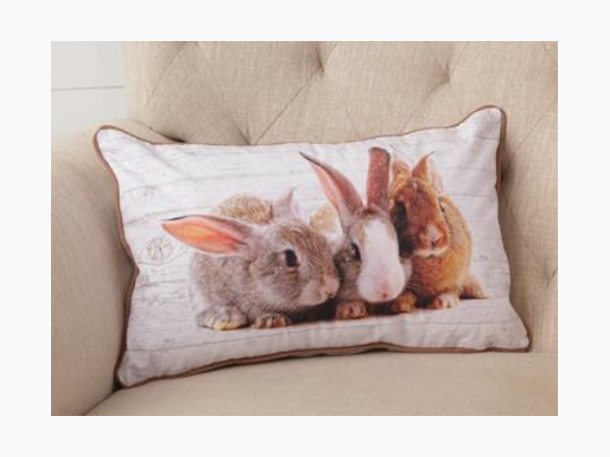 Pillow - Bunnies, Double Sided