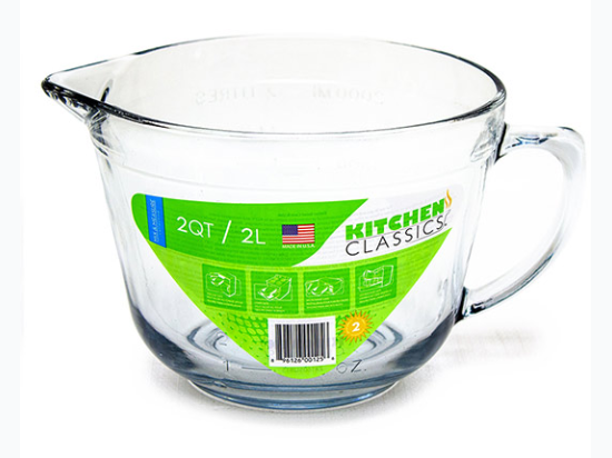 Kitchen Classics Mix & Measure 2 Quart Batter Bowl