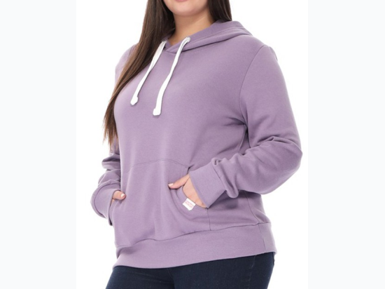 Plus Size Pullover Fleece Hoodie - 3 Color Options