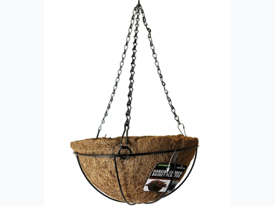 9" Wide Hanging Garden Basket Planter