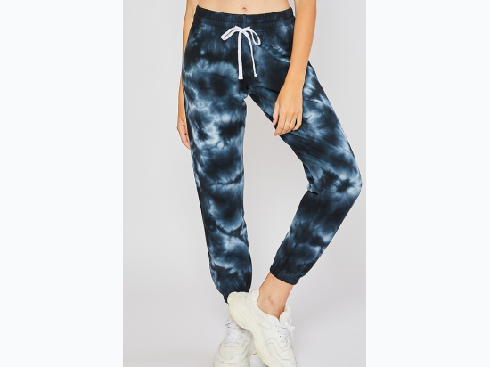 Women's Tie Dye Fleece Sweatpant - 2 Colors