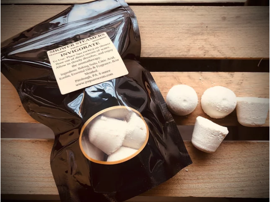 All Natural Shower Steamers Spa Rocks - 2 Scents Available