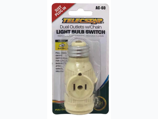 Switch L Bulb Socket W Chain