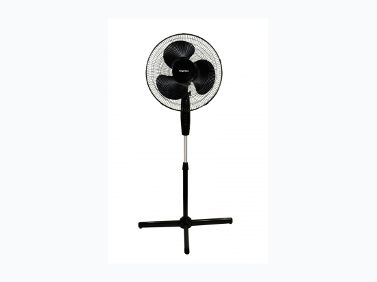 Impress Handi-Fan 16 Inch Oscillating Stand Fan- Black