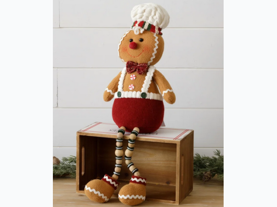 Gingerbread Man Shelf Sitter