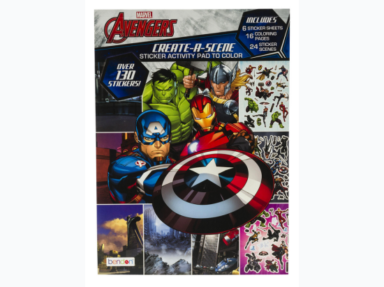 Avengers Create A Scene Sticker Activity Pad