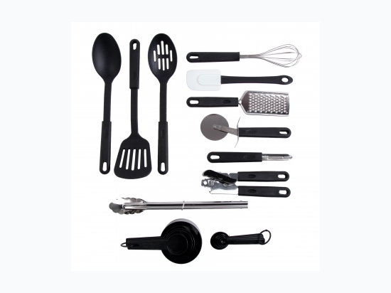 Gibson Home Total Kitchen 20-Piece Tool/Gadget Prep N' Serve Combo Set