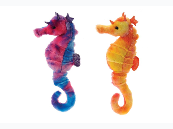 Tie Dye 13" Seahorse Plush