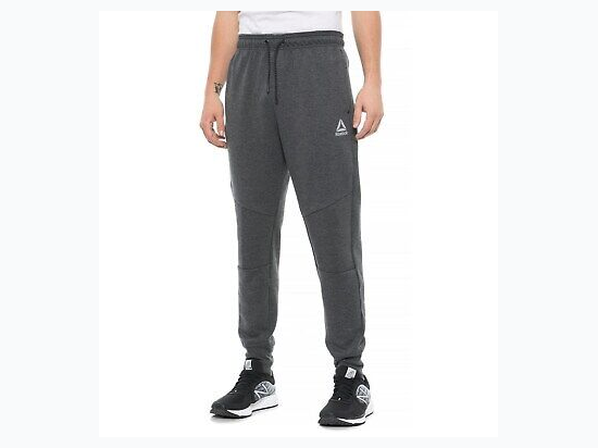 Men's Famous Maker Performance Reflective Logo Jogger Pant - In Grey - Slightly Irregular