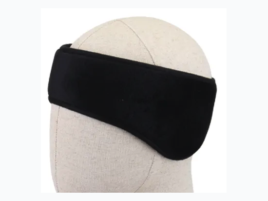 Heavy Duty Fleece Headband in Black