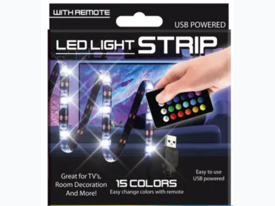 LED Light Strip with Remote