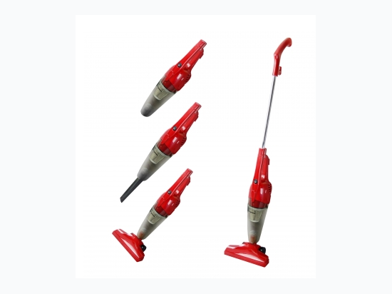 Impress GoVac 2-in-1 Upright-Handheld Vacuum Cleaner- Red