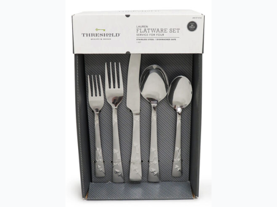 Threshold Lauren 20 Piece Flatware Set Service for Four