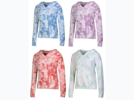 Women’s Big Cotton Tie Dye Hoodie - 5 Color Options