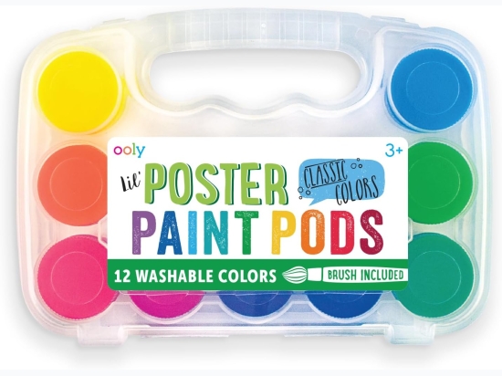 Lil' Poster Paint Pods Set of 12 Colors