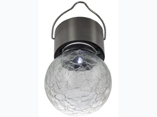 Crackle Glass Garden Solar Light