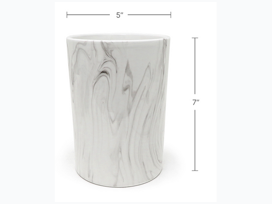 CERAMIC CROCK – MARBLE