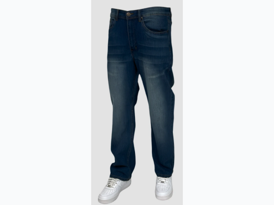 Men's Relaxed Fit Denim Jeans Dark Wash