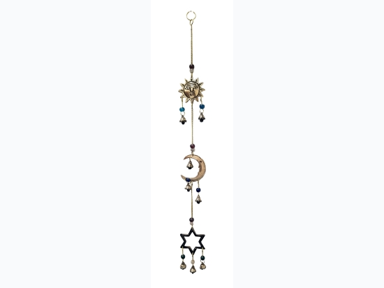 Beaded Celestial Windchime -  21"L