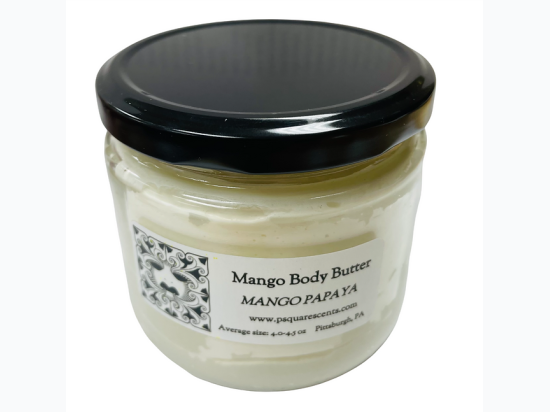 All Natural Whipped Mango Body Butter - Mango Papaya