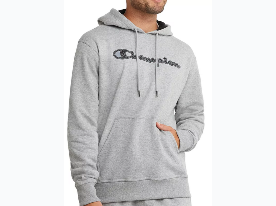 Men's Champion Powerblend Logo Hoodie - 4 Color Options