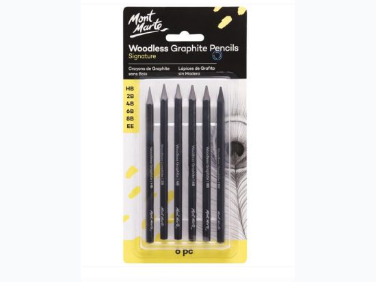 Woodless Graphite Pencils Signature Set - 6pc