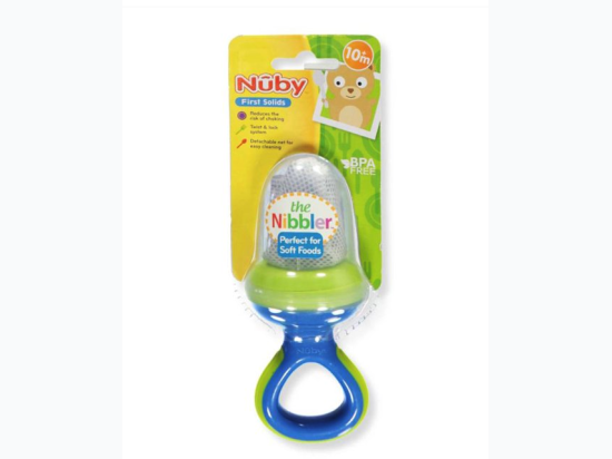 Nuby 'The Nibbler' First Solids Feeder - 2 Color Options