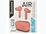 AIR True Wireless Bluetooth Earbuds with Charging Case in Pink