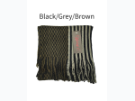 Unisex Multi Tone Pattern Scarf w/ Fringe - Stripe/Check