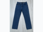 Men's Raw Denim Jeans in Medium Wash