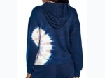 Women's Relaxed Fit Tie-Dye Hoodie by WildFox - Blue