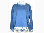 Women's Tie Dye Trim Crew Neck Sweatshirt - 4 Color Options