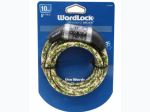 WordLock 10mm 5 Foot Resettable Steel Bike Lock - 3 Color Options