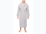 Men's Fleece Lined French Terry Robe - 2 Color Options