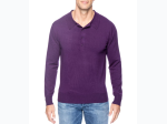 Men's Premium Classic Knit Long Sleeve Polo Sweater - 6 Color Options