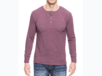 Men's Brushed Henley - 3 Color Options