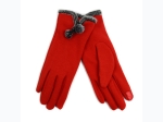 Women's Fleece Lined Fur & Pom Accent Touchscreen Gloves - 4 Color Options