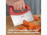 Maxam Stainless Steel Food Scraper and Chopper Tool