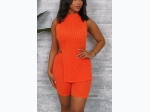 Women's Ribbed Short Set - 3 Color Options