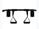 Black Marlin Premium Wall Mounted Pull Up Chin Up Bar Set