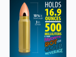 Wild Shot™ 500 ML Bullet Vacuum Bottle