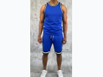 Men's Mesh Basketball Set - in Royal Blue