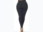 Plus Size High Waisted Fleece Leggings - 5 Color Options