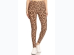 Women's High Waisted Leopard Print Leggings - One Size Fits Most - Size 2-12