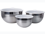 6pc stainless steel mixing bowl set