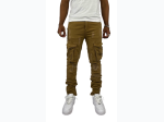 Men's Distressed Cargo Skinny Jean - 3 Color Options